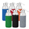 Botella de Vidrio Silica con funda